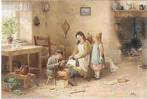 A Pleasant Occupation Oil Painting by Samuel McCloy