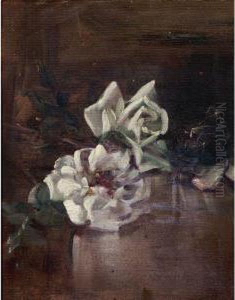 Floral Study Oil Painting by James Edward Hervey MacDonald