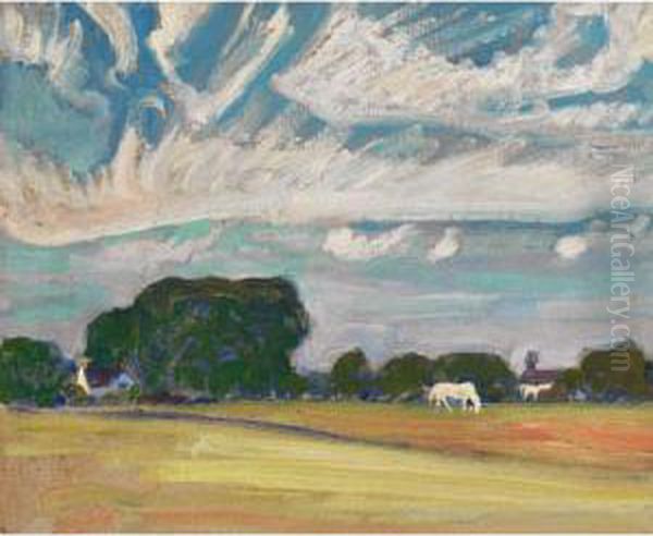 Thornhill Oil Painting by James Edward Hervey MacDonald