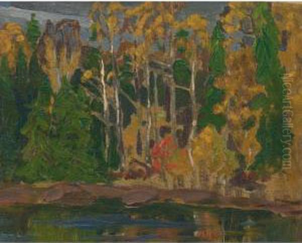 Algoma Oil Painting by James Edward Hervey MacDonald