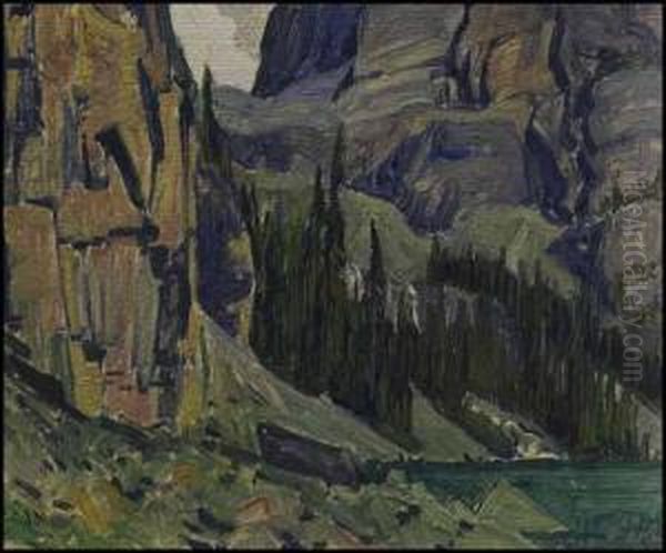 Lake O'hara Oil Painting by James Edward Hervey MacDonald