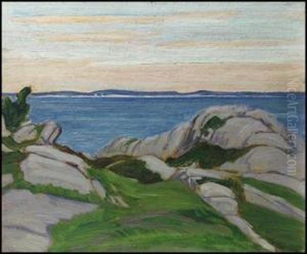 The Bluff, Petite Riviere Oil Painting by James Edward Hervey MacDonald