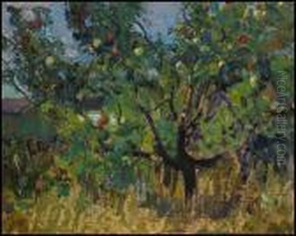 Apple Trees, Thornhill Oil Painting by James Edward Hervey MacDonald