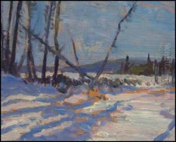 Algonquin Park Oil Painting by James Edward Hervey MacDonald