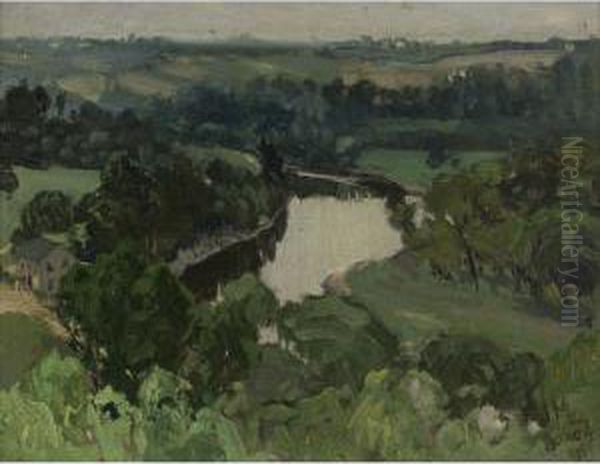 Meadowvale Oil Painting by James Edward Hervey MacDonald