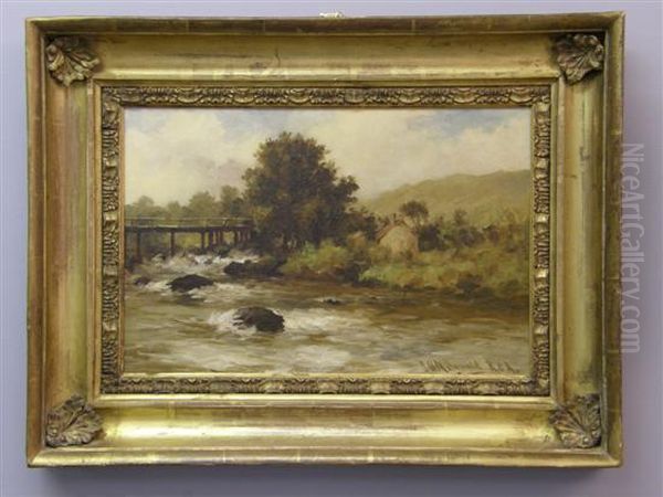 Landscape With River Oil Painting by John Blake Macdonald