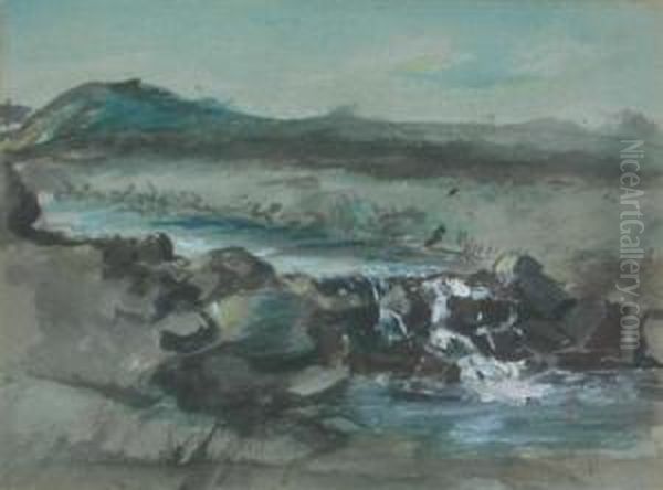 Highland Brook Oil Painting by John Blake Macdonald