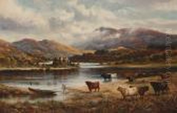 Kilchurn Castle Oil Painting by John Blake Macdonald