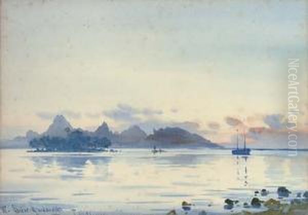 Tahiti Oil Painting by William Alister Macdonald