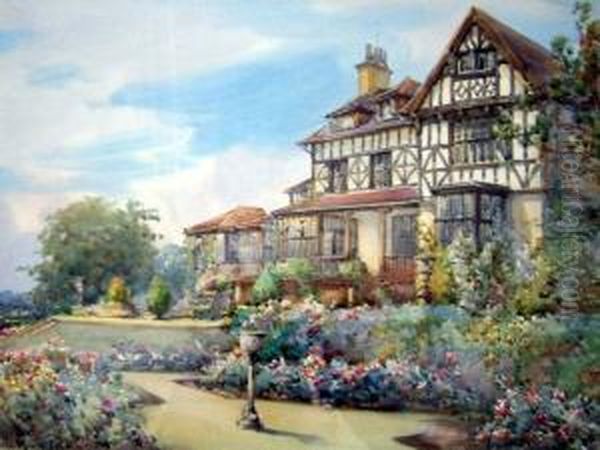 Country House Oil Painting by William Alister Macdonald