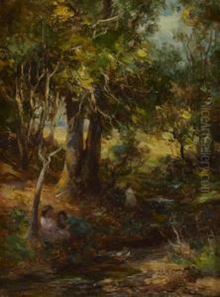 A Galloway Idyll Oil Painting by William Stewart MacGeorge