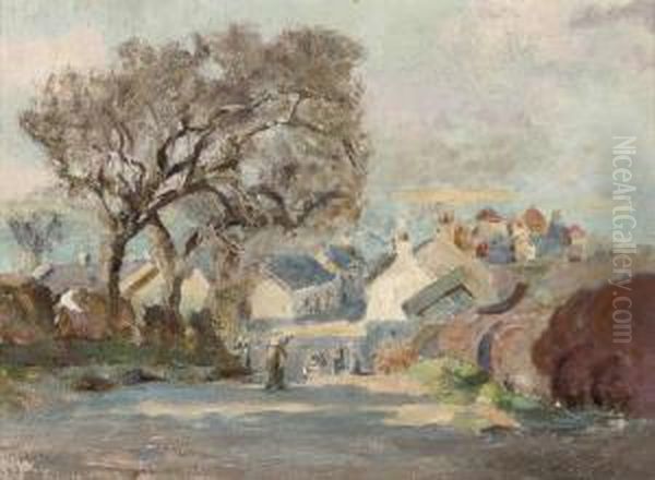 Kirkcudbright From Barrhill Oil Painting by William Stewart MacGeorge