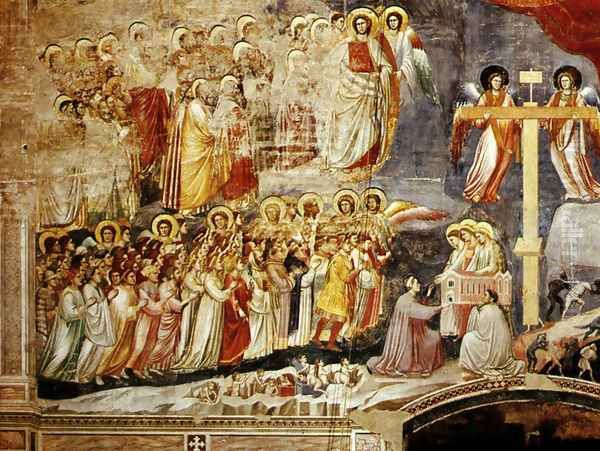 Cappella Scrovegni a Padova, Life of Christ, Last Supper Oil Painting by Giotto Di Bondone