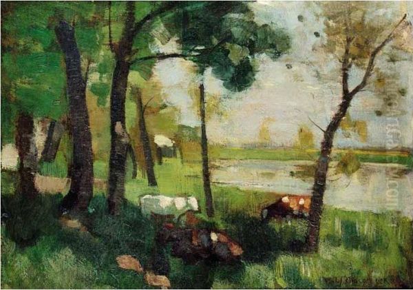 Pastoral Oil Painting by William York MacGregor