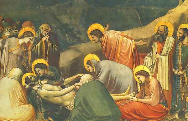 Lamentation Oil Painting by Giotto Di Bondone