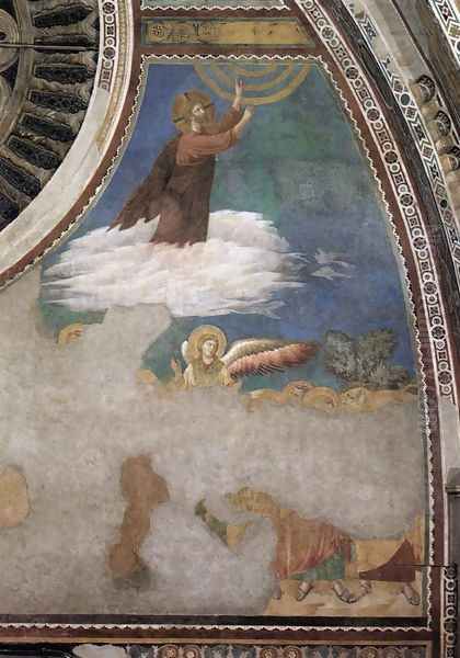 Ascension of Christ c. 1300 Oil Painting by Giotto Di Bondone