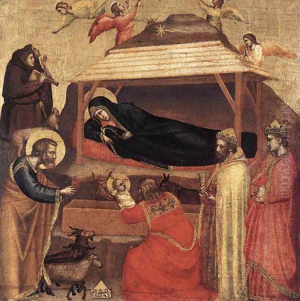 The Epiphany 1320-25 Oil Painting by Giotto Di Bondone