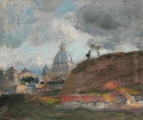 St Peter's, Rome Oil Painting by Charles Hodge Mackie