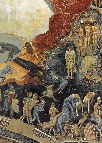 Last Judgment (detail 13) 1306 Oil Painting by Giotto Di Bondone