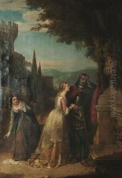 The Betrayal Oil Painting by Daniel Maclise