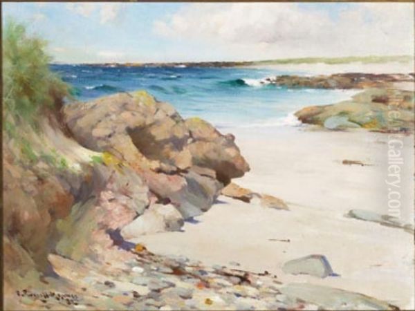 Cove Tiree Oil Painting by Robert Russell Macnee