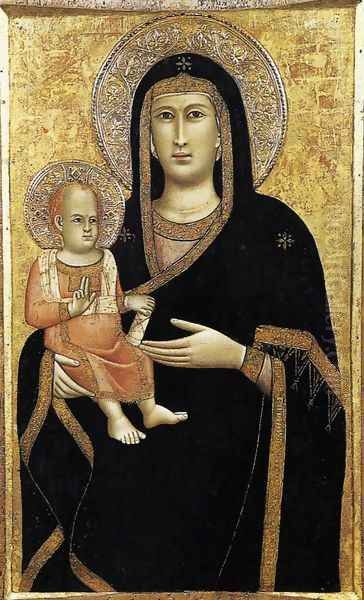 Madonna and Child 1297 Oil Painting by Giotto Di Bondone