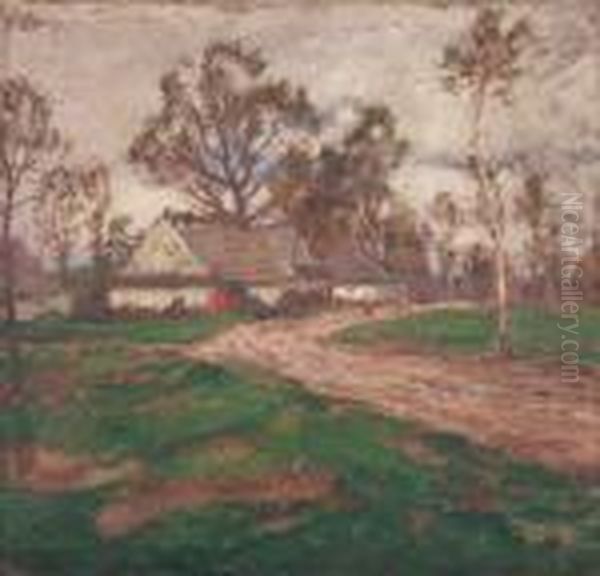 Cesta Do Vsi Oil Painting by Gustav Macoun