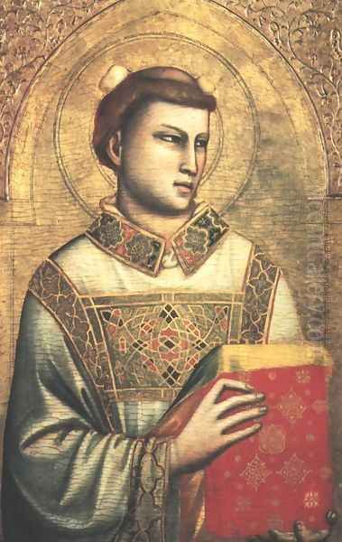 St. Stephen Oil Painting by Giotto Di Bondone