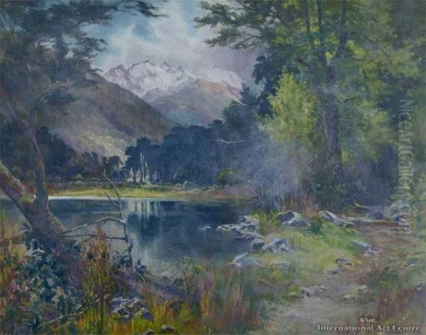 Head Of Diamond Lake Oil Painting by John Mcintosh Madden