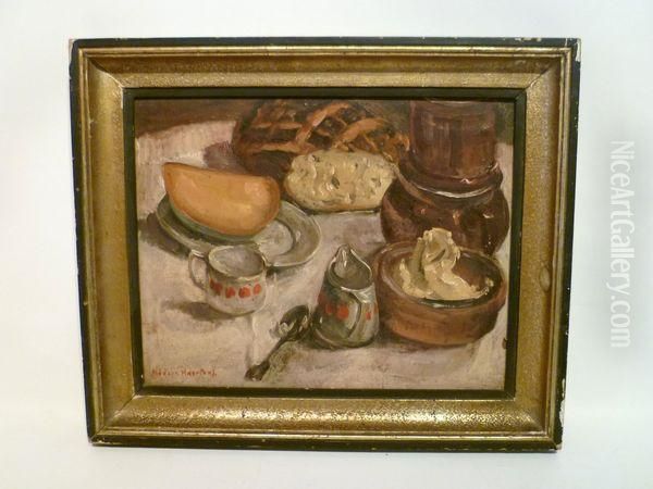 Nature Morte Oil Painting by Wilhelm Johannes Maertens