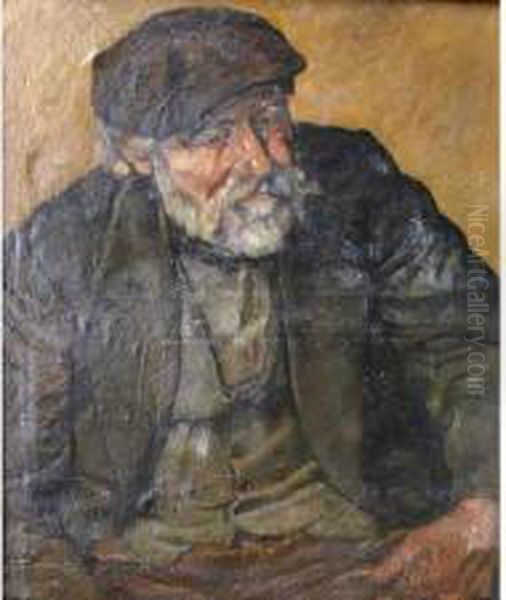 Vieil Homme Barbu Oil Painting by Wilhelm Johannes Maertens