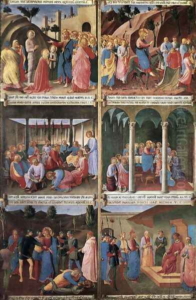 Paintings for the Armadio degli Argenti Oil Painting by Giotto Di Bondone