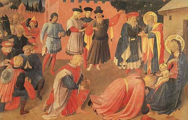 Adoration of the Magi Oil Painting by Giotto Di Bondone