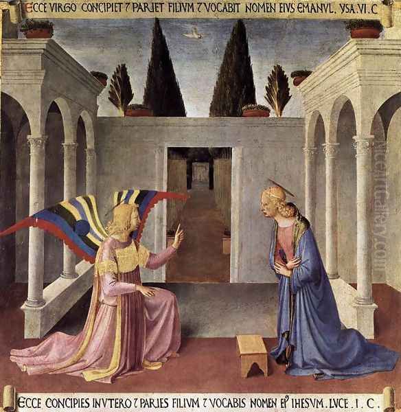 Annunciation 4 Oil Painting by Giotto Di Bondone