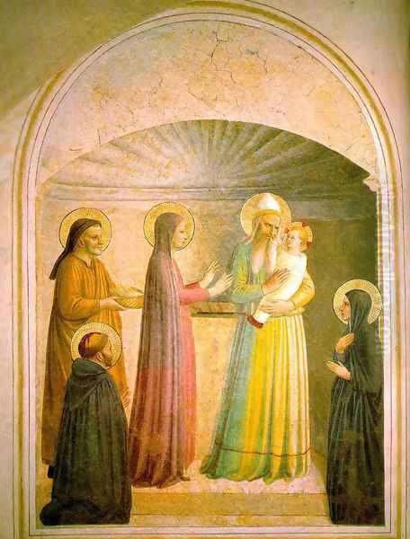 Presentation of Jesus in the Temple Oil Painting by Giotto Di Bondone