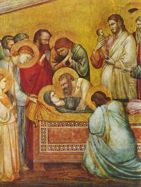 Marientod Oil Painting by Giotto Di Bondone