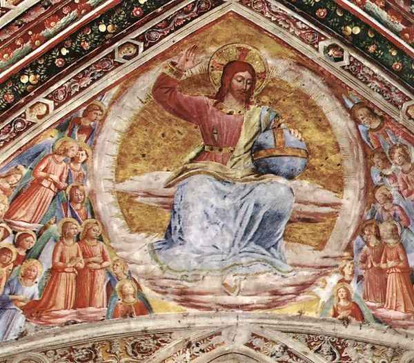 Christ the Judge Oil Painting by Giotto Di Bondone