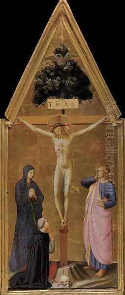 Crucifixion Oil Painting by Giotto Di Bondone