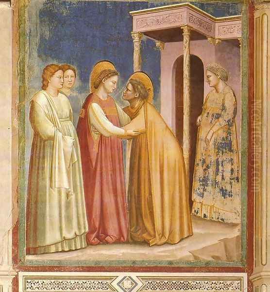 Scrovegni 17 Oil Painting by Giotto Di Bondone