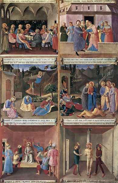 Paintings for the Armadio degli Argenti 2 Oil Painting by Giotto Di Bondone