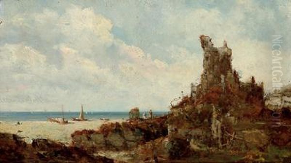 Kuste In Der Bretagne Oil Painting by Camille Magnus