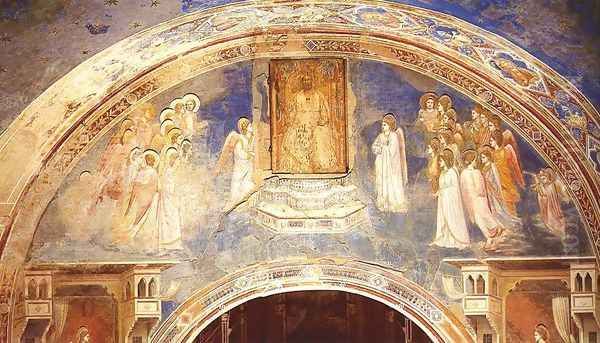 Scrovegni 14 Oil Painting by Giotto Di Bondone