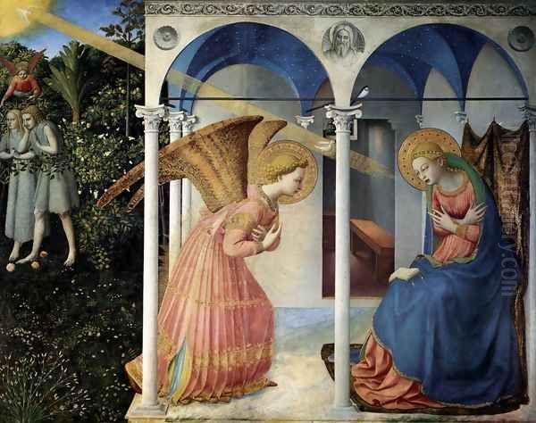 The Annunciation 2 Oil Painting by Giotto Di Bondone