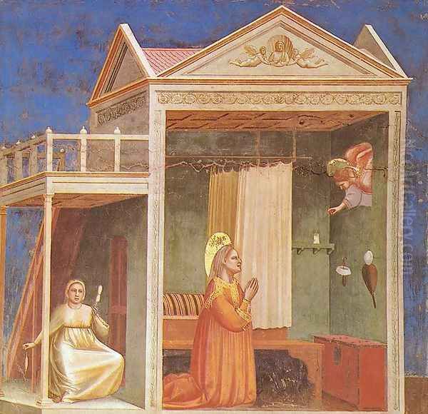 Scrovegni 3 Oil Painting by Giotto Di Bondone