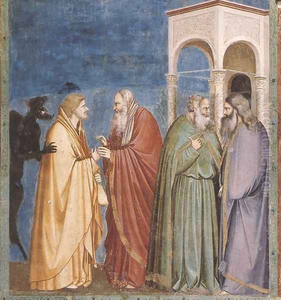 Scrovegni 29 Oil Painting by Giotto Di Bondone