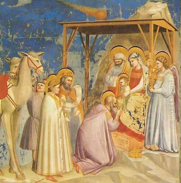 Scrovegni 19 Oil Painting by Giotto Di Bondone