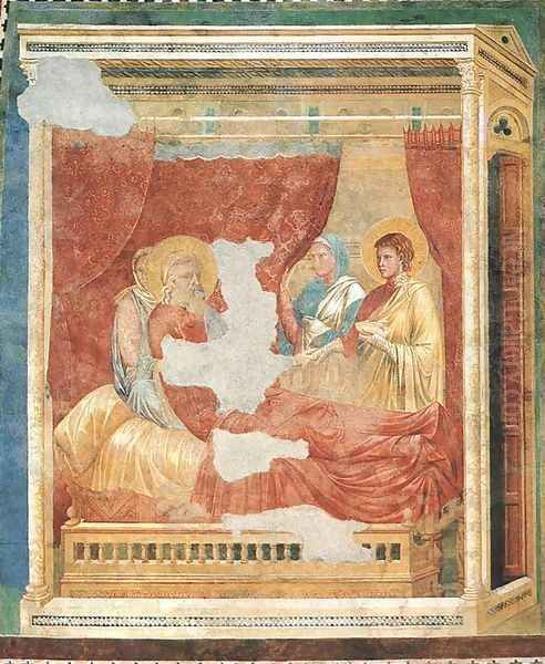 Scenes from the Old Testament Oil Painting by Giotto Di Bondone