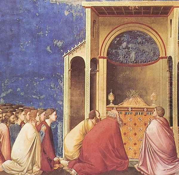 Scrovegni 11 Oil Painting by Giotto Di Bondone