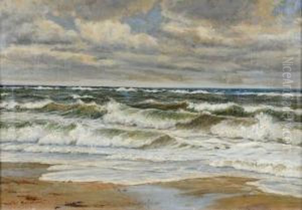 La Mer Oil Painting by Wartan Mahokian