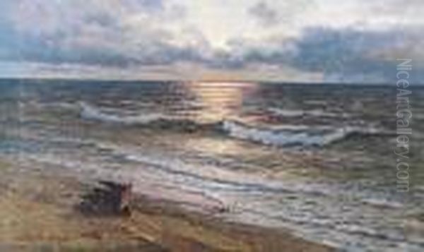 Bord De Mer. Oil Painting by Wartan Mahokian